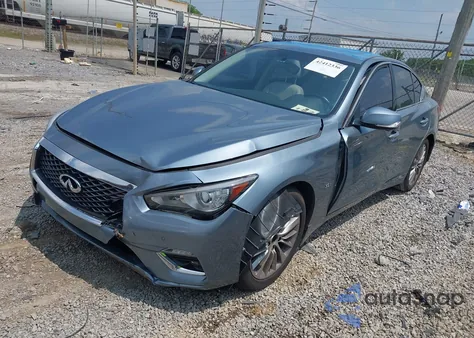 2020 Infiniti Q50 Luxe Awd z USA, uszkodzony, nr VIN JN1EV7AR3LM251219